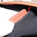 BURBERRY Nova Check Hand Bag Canvas 2way Beige Orange gold Auth 130859-22