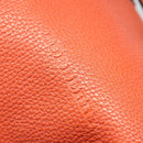 BURBERRY Nova Check Hand Bag Canvas 2way Beige Orange gold Auth 130859-23