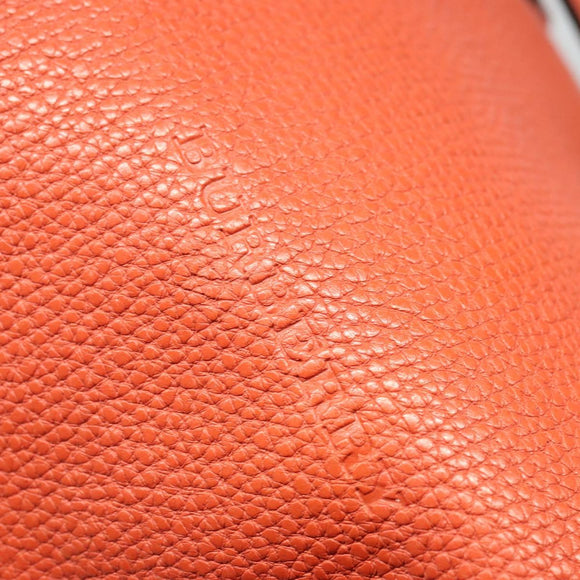 BURBERRY Nova Check Hand Bag Canvas 2way Beige Orange gold Auth 130859