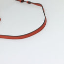 BURBERRY Nova Check Hand Bag Canvas 2way Beige Orange gold Auth 130859-9