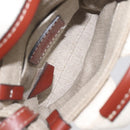 Chloe Woody Hand Bag Canvas 2way Ivory Auth 130865AM-10