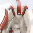 Chloe Woody Hand Bag Canvas 2way Ivory Auth 130865AM-20