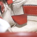 Chloe Woody Hand Bag Canvas 2way Ivory Auth 130865AM-11