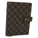 LOUIS VUITTON Damier Ebene Agenda MM Day Planner Cover R20240 LV Auth 130872-1