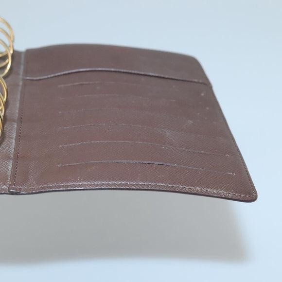 LOUIS VUITTON Damier Ebene Agenda MM Day Planner Cover R20240 LV Auth 130872