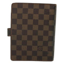 LOUIS VUITTON Damier Ebene Agenda MM Day Planner Cover R20240 LV Auth 130872-2