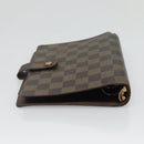 LOUIS VUITTON Damier Ebene Agenda MM Day Planner Cover R20240 LV Auth 130872-5