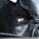 CHANEL Choco Bar Hand Bag Lamb Skin Beige CC Auth 130878-12