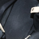 LOEWE Anagram Hand Bag Leather Beige Silver Auth 130882-11