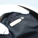 LOEWE Anagram Hand Bag Leather Beige Silver Auth 130882-22