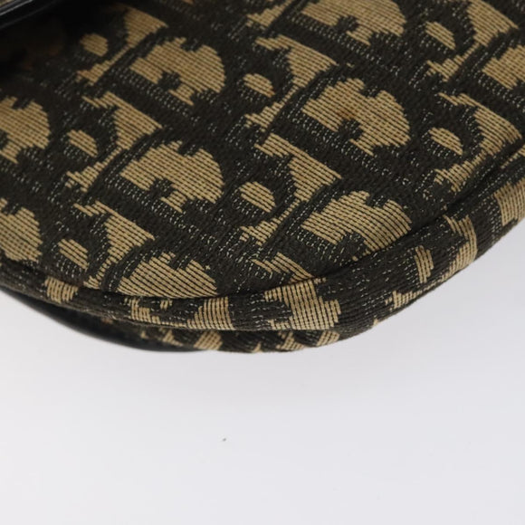 Christian Dior Trotter Canvas Shoulder Bag Navy Auth 130891