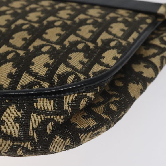 Christian Dior Trotter Canvas Shoulder Bag Navy Auth 130891