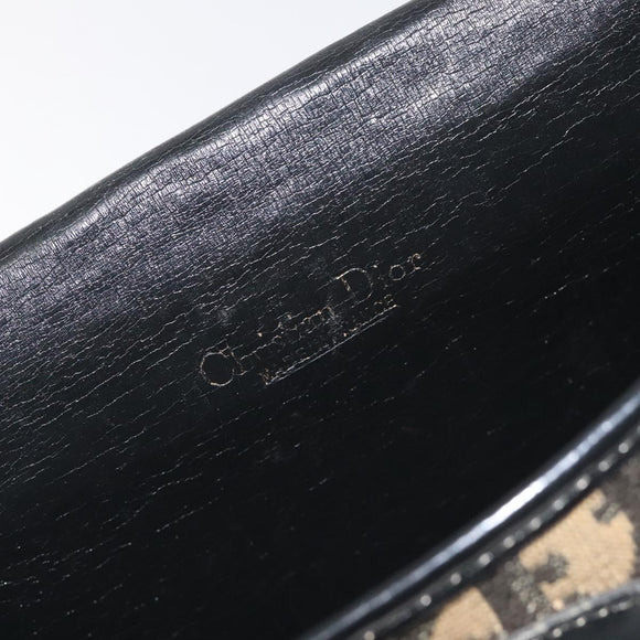 Christian Dior Trotter Canvas Shoulder Bag Navy Auth 130891