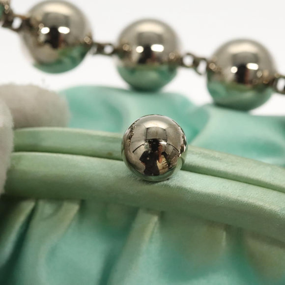 TIFFANY&Co. Hand Bag Satin Green Gold Auth 130898