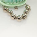 TIFFANY&Co. Hand Bag Satin Green Gold Auth 130898-7