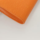 LOUIS VUITTON Epi Pochette Accessoires Pouch Orange Mandarin M5294H Auth 130901V-17