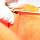 LOUIS VUITTON Epi Pochette Accessoires Pouch Orange Mandarin M5294H Auth 130901V-11