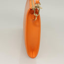 LOUIS VUITTON Epi Pochette Accessoires Pouch Orange Mandarin M5294H Auth 130901V-4