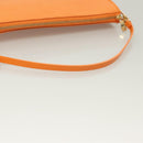 LOUIS VUITTON Epi Pochette Accessoires Pouch Orange Mandarin M5294H Auth 130901V-7
