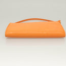 LOUIS VUITTON Epi Pochette Accessoires Pouch Orange Mandarin M5294H Auth 130901V-5