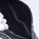 Christian Dior Trotter Canvas Shoulder Bag Navy Auth 130909-12