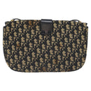 Christian Dior Trotter Canvas Shoulder Bag Navy Auth 130909-2