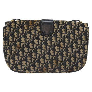 Christian Dior Trotter Canvas Shoulder Bag Navy Auth 130909 - 0