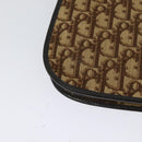 Christian Dior Trotter Canvas Shoulder Bag Brown Auth 130910-12