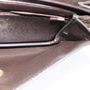 Christian Dior Trotter Canvas Shoulder Bag Brown Auth 130910-18