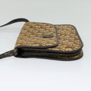 Christian Dior Trotter Canvas Shoulder Bag Brown Auth 130910-4
