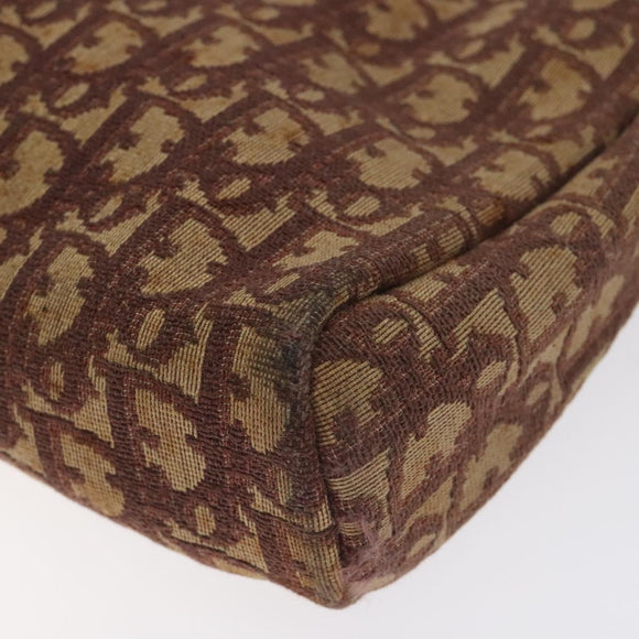 Christian Dior Trotter Canvas Shoulder Bag Red Auth 130911