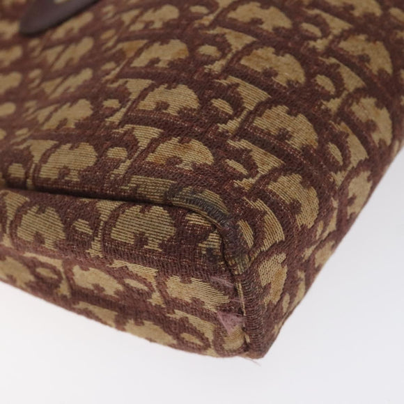 Christian Dior Trotter Canvas Shoulder Bag Red Auth 130911