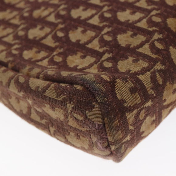 Christian Dior Trotter Canvas Shoulder Bag Red Auth 130911