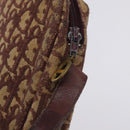 Christian Dior Trotter Canvas Shoulder Bag Red Auth 130911-10