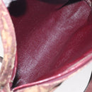 Christian Dior Trotter Canvas Shoulder Bag Red Auth 130911-12
