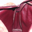 Christian Dior Trotter Canvas Shoulder Bag Red Auth 130911-18