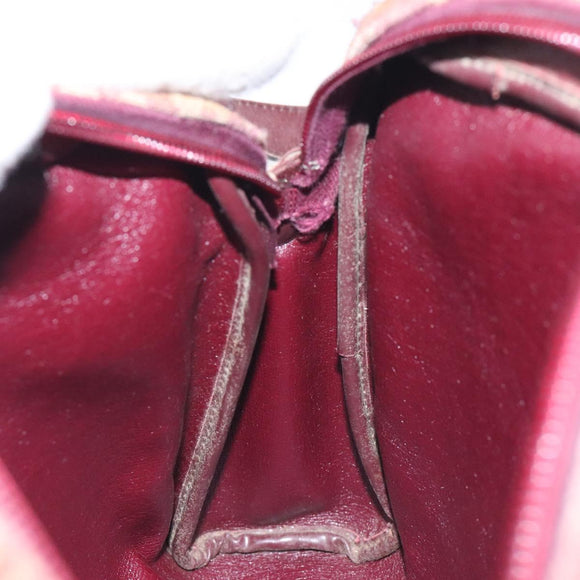 Christian Dior Trotter Canvas Shoulder Bag Red Auth 130911