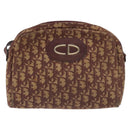 Christian Dior Trotter Canvas Shoulder Bag Red Auth 130911-13