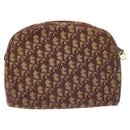 Christian Dior Trotter Canvas Shoulder Bag Red Auth 130911-2