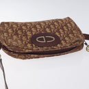 Christian Dior Trotter Canvas Shoulder Bag Red Auth 130911-6