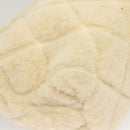 BURBERRY Mini Peg Hand Bag Mouton 2way Beige Gold Auth 130913-16