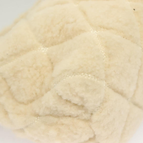 BURBERRY Mini Peg Hand Bag Mouton 2way Beige Gold Auth 130913