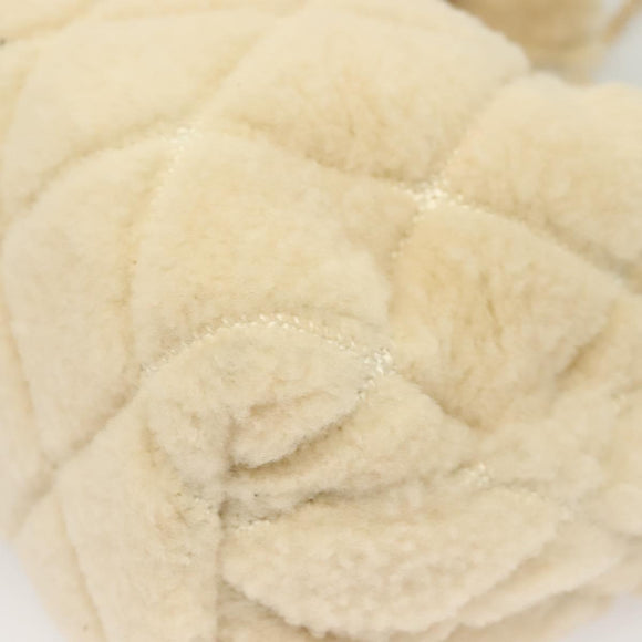 BURBERRY Mini Peg Hand Bag Mouton 2way Beige Gold Auth 130913