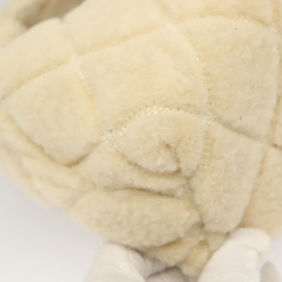 BURBERRY Mini Peg Hand Bag Mouton 2way Beige Gold Auth 130913