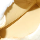 BURBERRY Mini Peg Hand Bag Mouton 2way Beige Gold Auth 130913-11