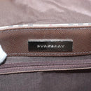 BURBERRY Nova Check Shoulder Bag Canvas Beige Auth 130914-18