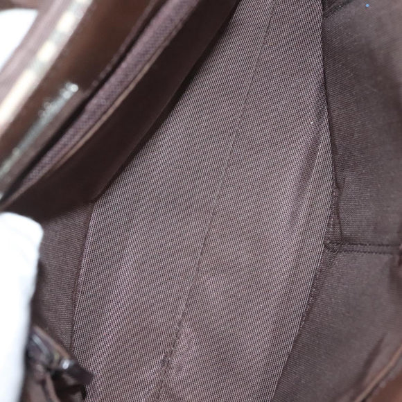 BURBERRY Nova Check Shoulder Bag Canvas Beige Auth 130914