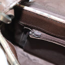 BURBERRY Nova Check Shoulder Bag Canvas Beige Auth 130914-11