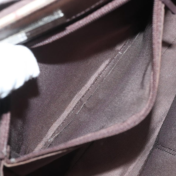 BURBERRY Nova Check Shoulder Bag Canvas Beige Auth 130914