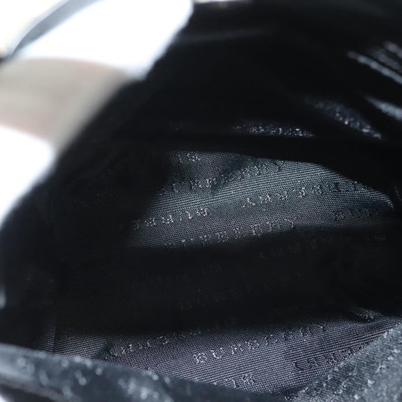 BURBERRY Nova Check Hand Bag PVC Beige Auth 130916